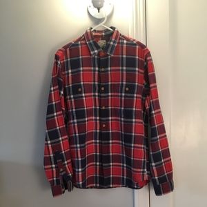 J Crew Plaid Flannel Shirt slim - HOLIDAY SALE